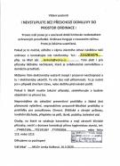 Informace pro pacienty o provozu ordinace Škvorec po dobu nouzového stavu 1